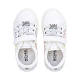 Michael Kors Kids JEM Monogram Velcro Closure Sneakers