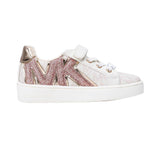 Michael Kors Kids JEM AIRIN PS Logo Embossed Low Top Sneakers