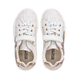 Michael Kors Kids JEM AIRIN PS Logo Embossed Low Top Sneakers