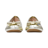 Michael Kors Kids  Girls Kenya Lock Logo Monogram Ballerinas
