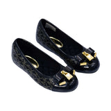 Michael Kors Kids Girls Kenya Lock Logo Monogram Ballerinas