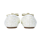 Michael Kors Kids Girls Kenya Lock Metal Accent Ballerinas