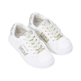 Michael Kors Kids JEM MAXINE Monogram Lace Up Sneakers