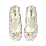 Michael Kors Kids RAEYA Metal Accent Ballerinas