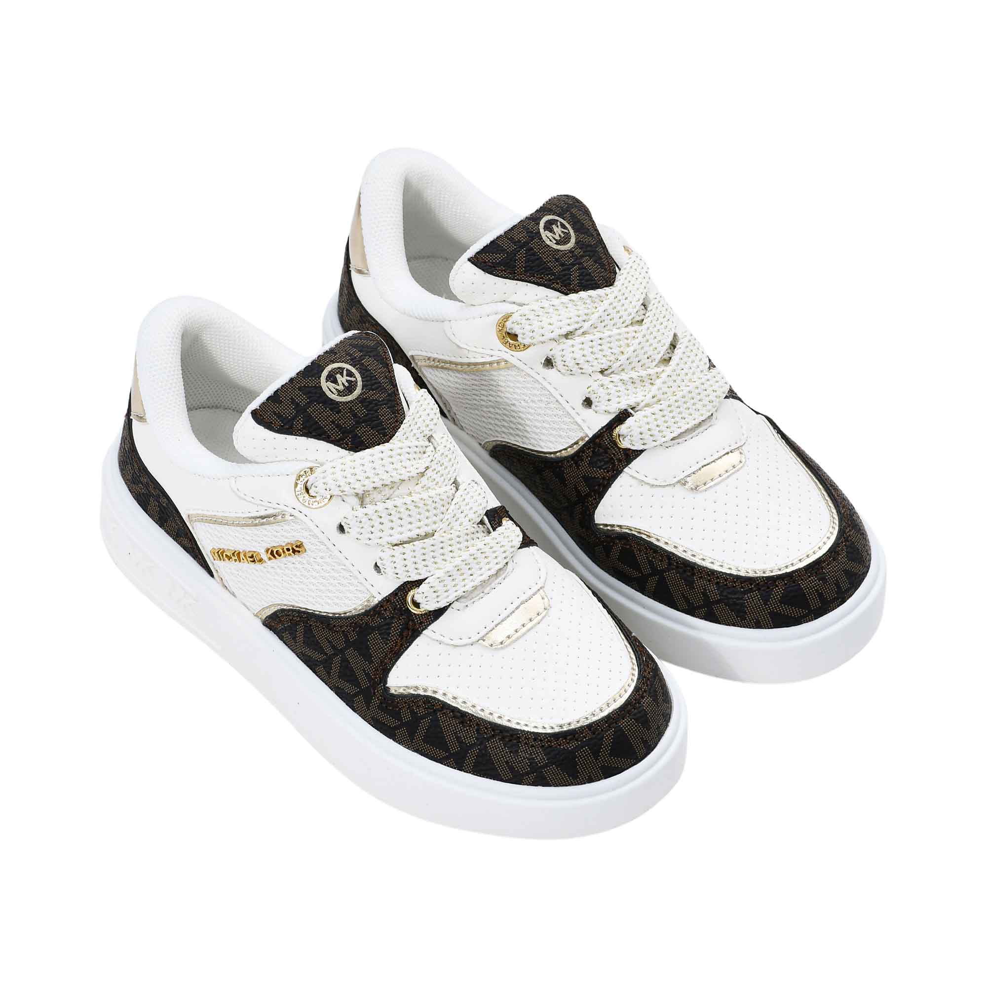 Michael Kors Kids Girl's White Sneaker | GCC | Kids and Teens | Kids and Teens Girl Sneakers | Kids and Teens Sneakers | Kids Girls (3 YRS -16 YRS) | Kids Teen Collection | new-season-2025 | Trainers Michael Kors Kids Girl's White Sneaker | GCC | Kids and Teens | Kids and Teens Girl Sneakers | Kids and Teens Sneakers | Kids Girls (3 YRS -16 YRS) | Kids Teen Collection | new-season-2025 | Trainers