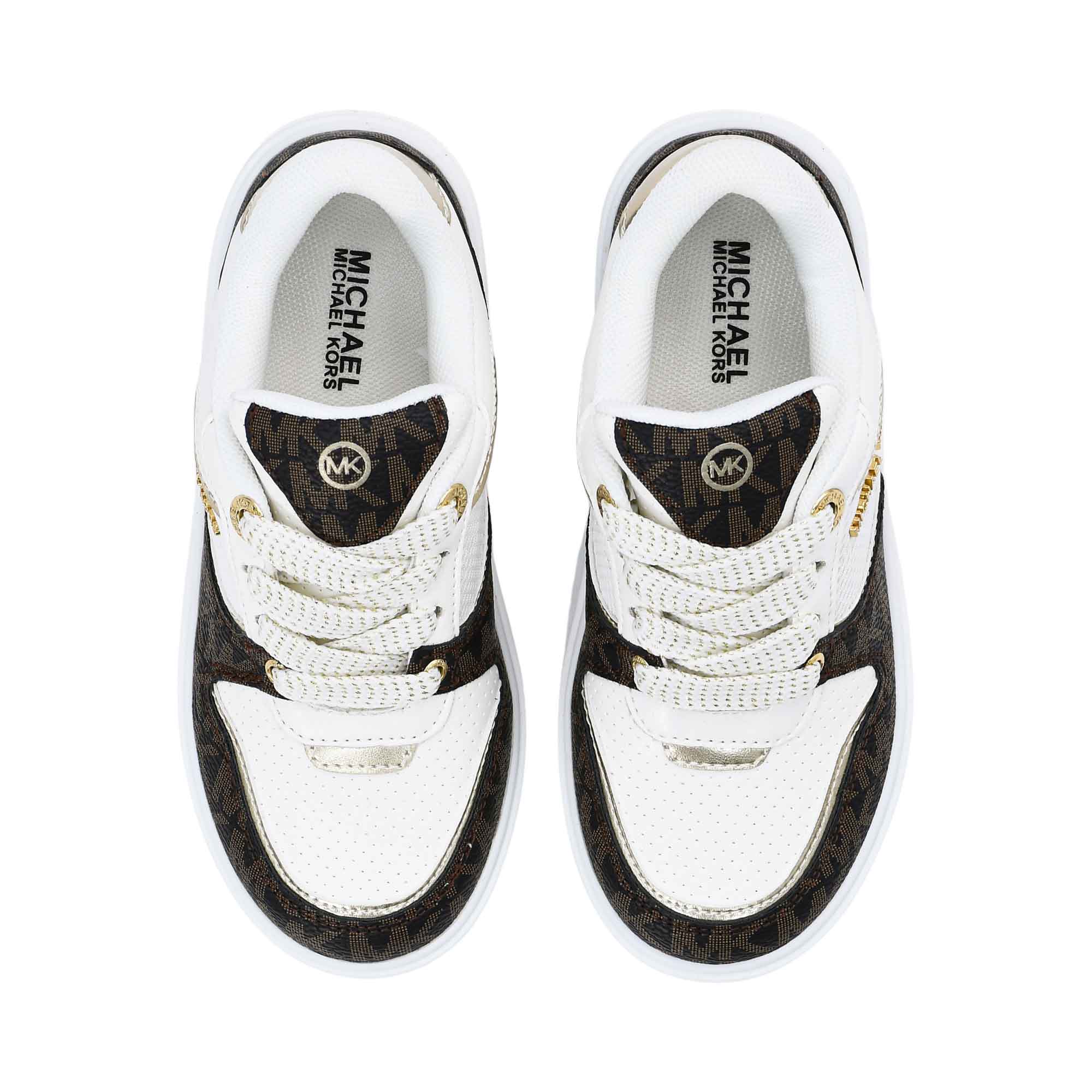 Michael Kors Kids Girl's White Sneaker | GCC | Kids and Teens | Kids and Teens Girl Sneakers | Kids and Teens Sneakers | Kids Girls (3 YRS -16 YRS) | Kids Teen Collection | new-season-2025 | Trainers Michael Kors Kids Girl's White Sneaker | GCC | Kids and Teens | Kids and Teens Girl Sneakers | Kids and Teens Sneakers | Kids Girls (3 YRS -16 YRS) | Kids Teen Collection | new-season-2025 | Trainers