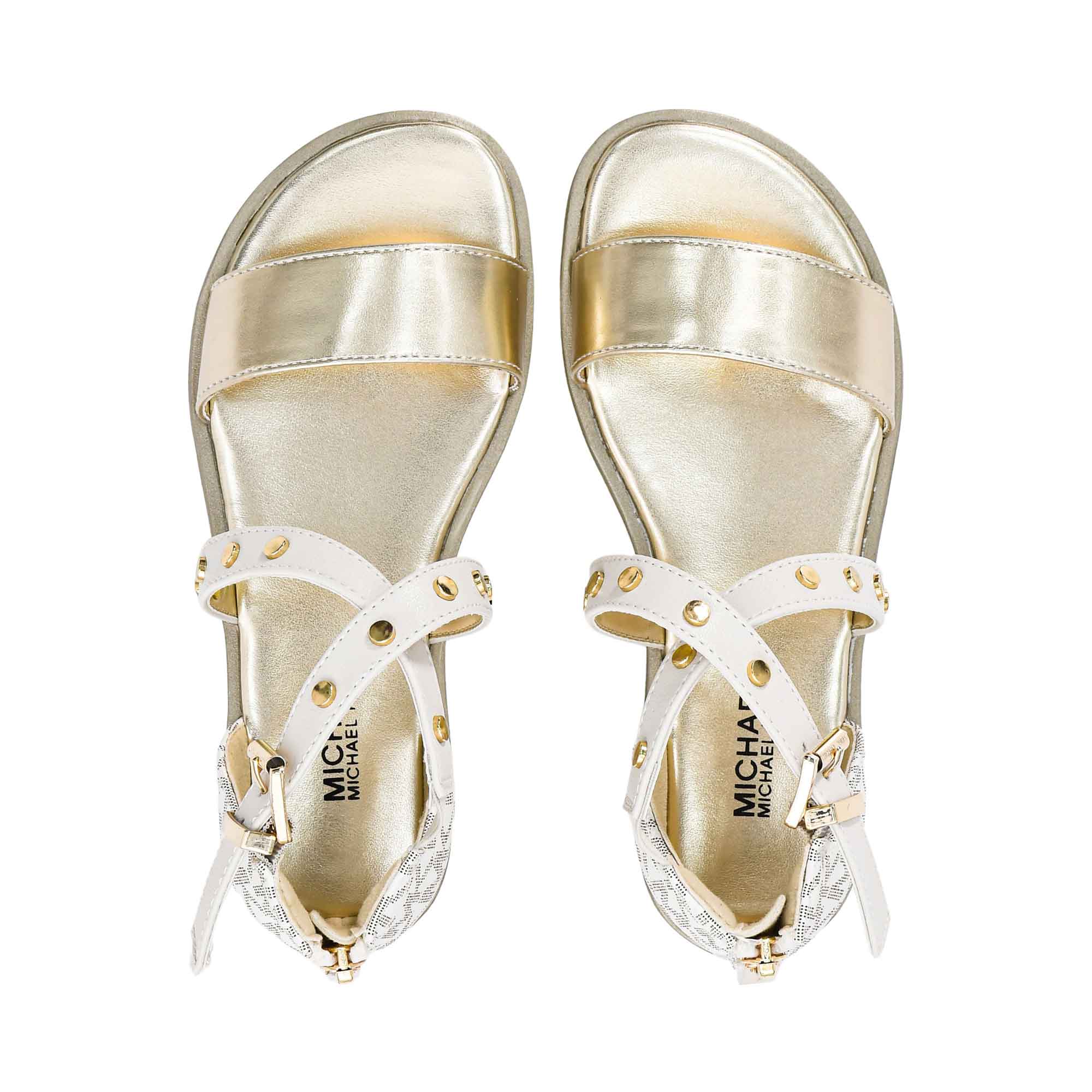 Michael Kors Kids Girl's Gold Sandal | GCC | Kids and Teens | Kids and Teens Girl Shoes | Kids and Teens Girl's Sandals & Slippers | Kids and Teens Shoes | Kids Girls (3 YRS -16 YRS) | Kids Teen Collection | new-season-2025 Michael Kors Kids Girl's Gold Sandal | GCC | Kids and Teens | Kids and Teens Girl Shoes | Kids and Teens Girl's Sandals & Slippers | Kids and Teens Shoes | Kids Girls (3 YRS -16 YRS) | Kids Teen Collection | new-season-2025
