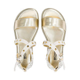 Michael Kors Kids Girl's Gold Sandal