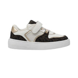 Michael Kors Kids Girl's White & Brown Sneaker