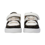 Michael Kors Kids Girl's White & Brown Sneaker