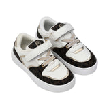 Michael Kors Kids Girl's White & Brown Sneaker