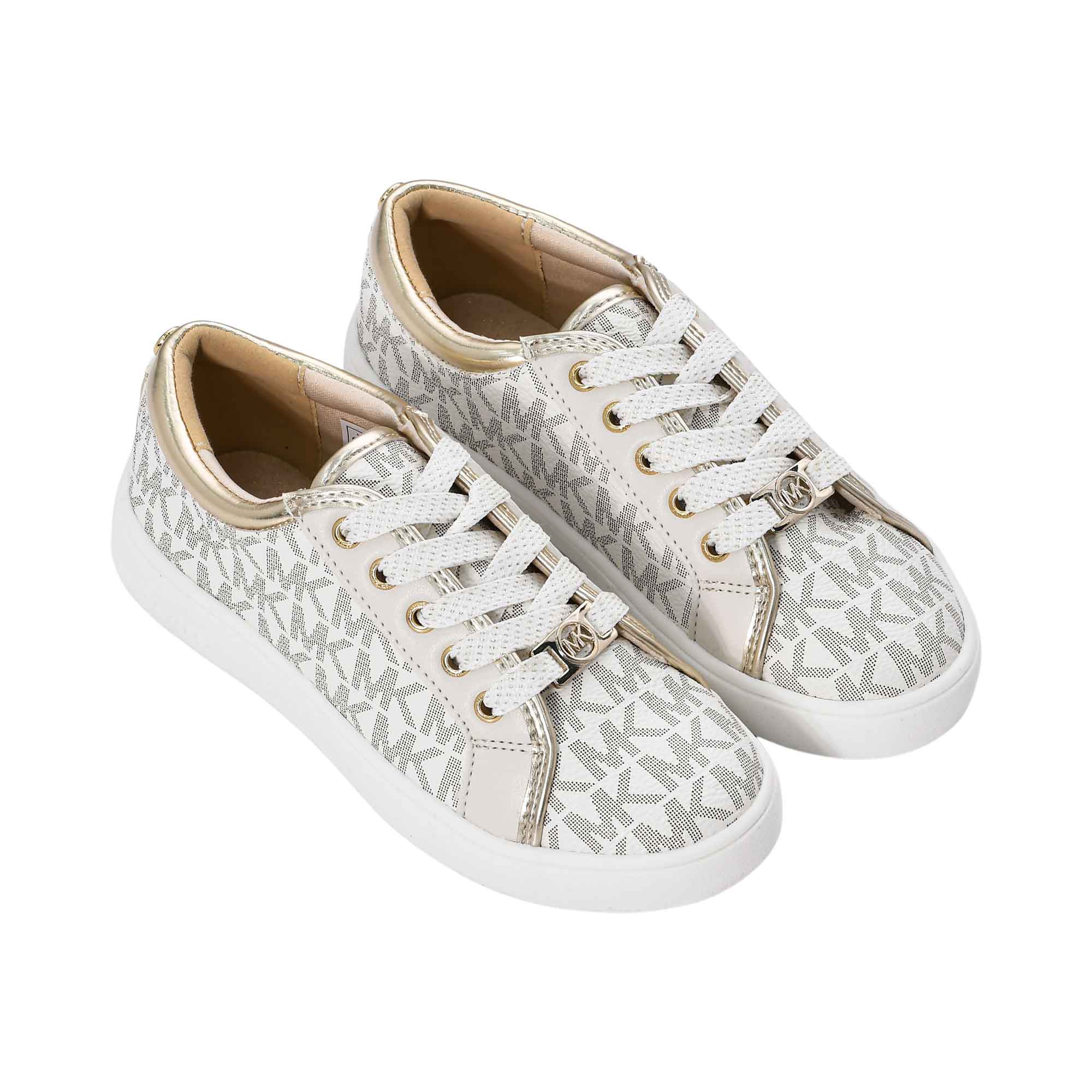 Michael Kors Kids Girl's Ivory Sneaker | GCC | Kids and Teens | Kids and Teens Girl Sneakers | Kids and Teens Shoes | Kids Girls (3 YRS -16 YRS) | Kids Teen Collection | new-season-2025 | Trainers Michael Kors Kids Girl's Ivory Sneaker | GCC | Kids and Teens | Kids and Teens Girl Sneakers | Kids and Teens Shoes | Kids Girls (3 YRS -16 YRS) | Kids Teen Collection | new-season-2025 | Trainers