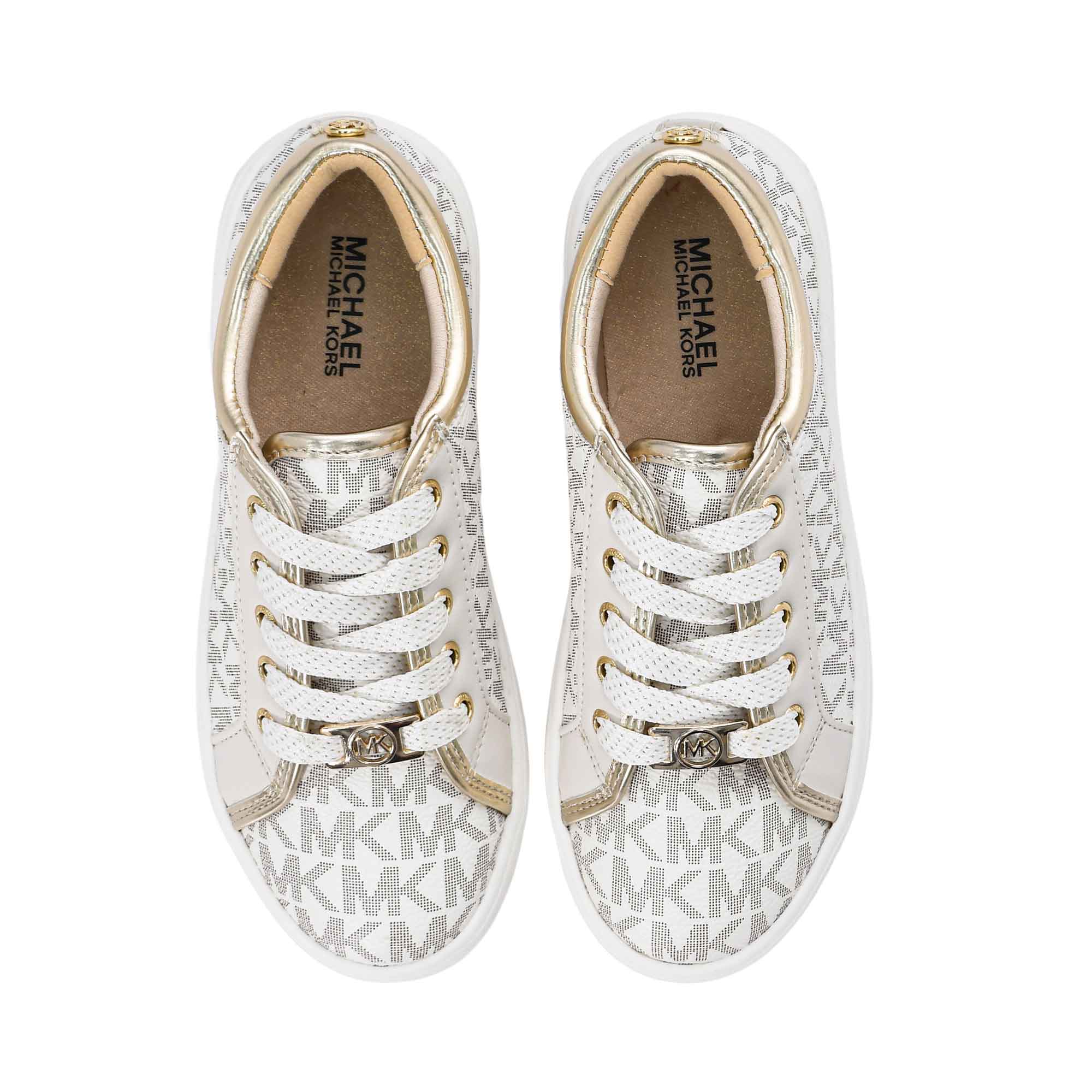Michael Kors Kids Girl's Ivory Sneaker | GCC | Kids and Teens | Kids and Teens Girl Sneakers | Kids and Teens Shoes | Kids Girls (3 YRS -16 YRS) | Kids Teen Collection | new-season-2025 | Trainers Michael Kors Kids Girl's Ivory Sneaker | GCC | Kids and Teens | Kids and Teens Girl Sneakers | Kids and Teens Shoes | Kids Girls (3 YRS -16 YRS) | Kids Teen Collection | new-season-2025 | Trainers