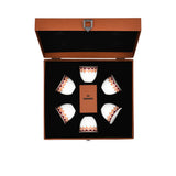 Missoni Home Ceramic Luxury Box of Arabic Gahwa Cups Set of 6 pcs