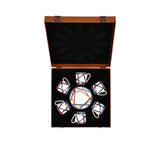 Missoni Home Ceramic Luxury Box Set of 6 pcs Saucers & Coffee Cups