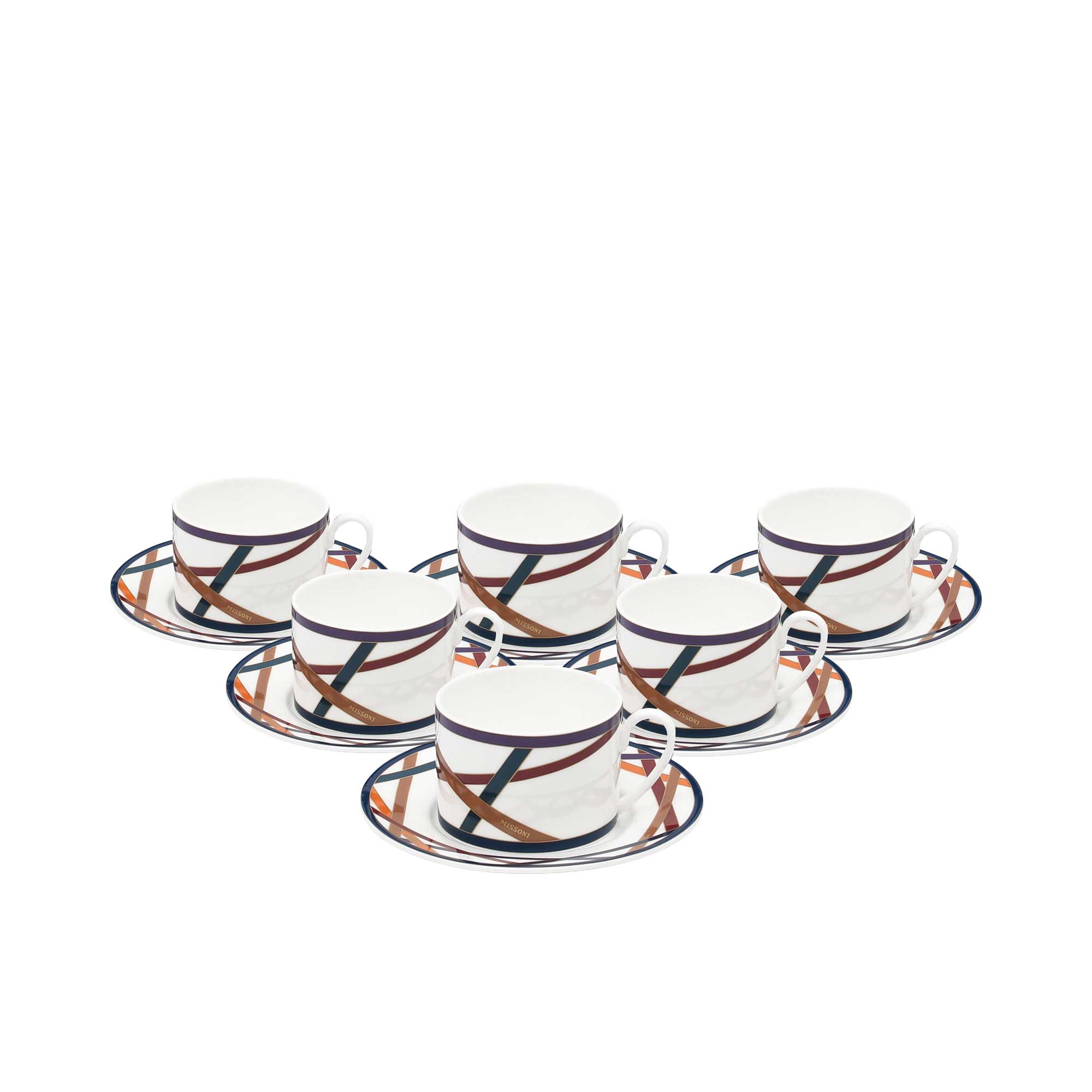 Missoni Home Ceramic Luxury Box set of 6 pcs Saucers & Tea Cups | Coffee Cup & Saucer Set | Cups & Saucer Set | Home and Furniture Home | Home and Furniture Home Drinkware | Home and Furniture Home Table Top | Tea Cup & Saucer Set Missoni Home Ceramic Luxury Box set of 6 pcs Saucers & Tea Cups | Coffee Cup & Saucer Set | Cups & Saucer Set | Home and Furniture Home | Home and Furniture Home Drinkware | Home and Furniture Home Table Top | Tea Cup & Saucer Set