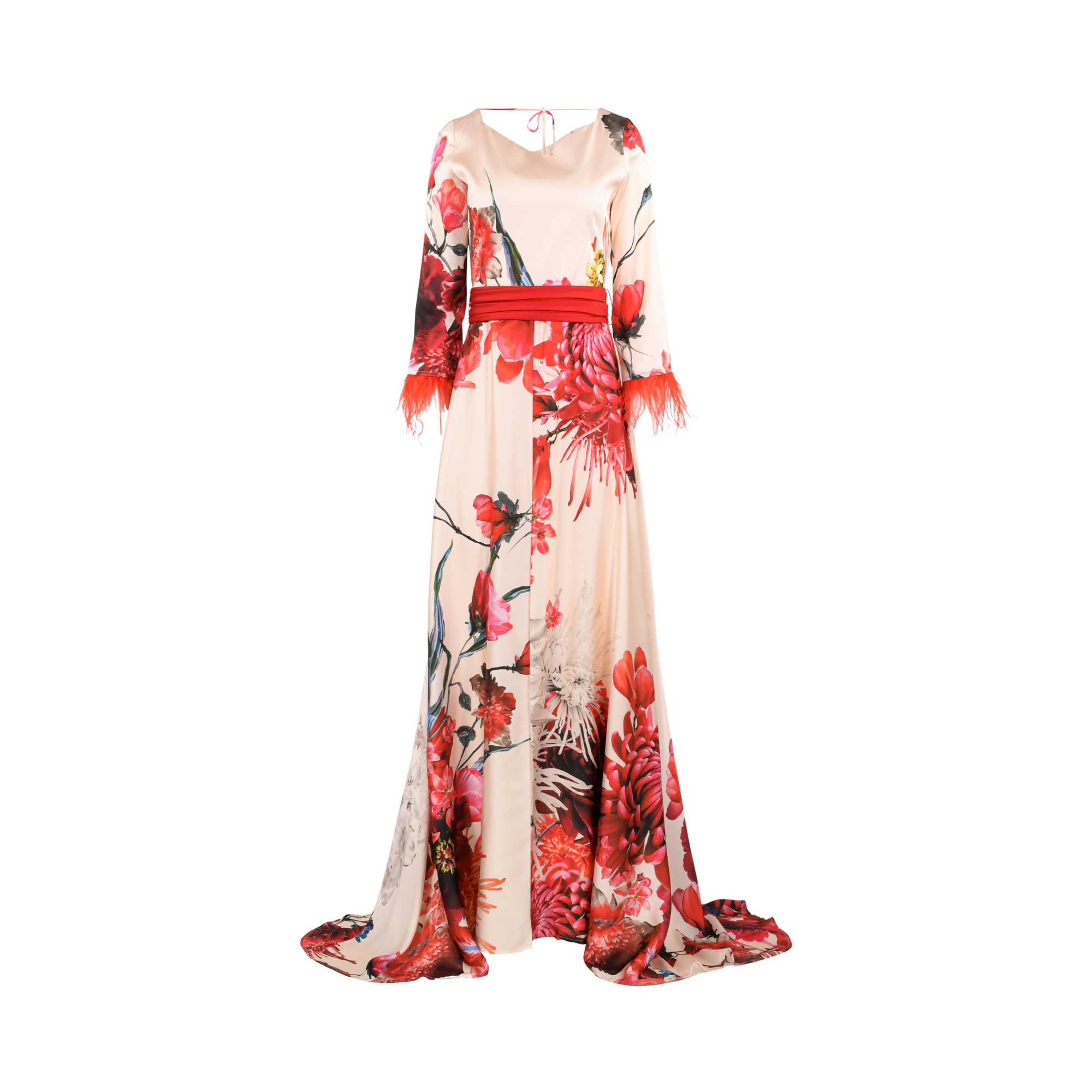 Mischalis Atelier Women's Floral Long Dress