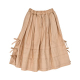 Mimisol Kids Girl's Beige Set of Top & Skirt