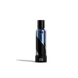 M.INT Quantum Eau de Parfum 75ml bottle with sleek black box and blue wave detailing, presenting a bold and contemporary fragrance design, Order Online Today.
