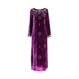Mijade Fashion Women's Purple Jalabia