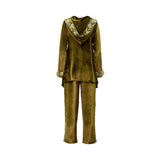 Mijade Fashion Women's Olive Green Kaftan, Free Size