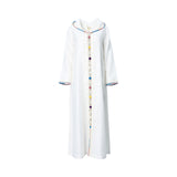 Mijade Fashion Women's White Jalabiya