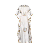 Mijade Fashion Women's White Jalabiya