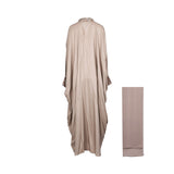 Mijade Fashion Women's Beige Abaya