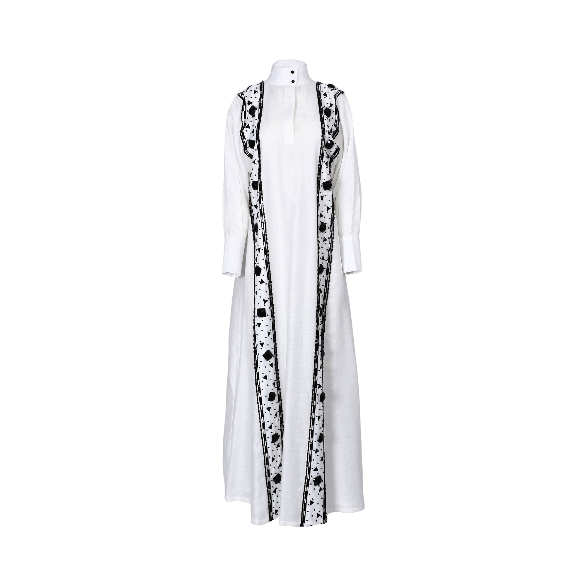 Mijade Fashion Women's White & Black Jalabiya | Abaya | Clothing | Jalabiya | Kaftans & Abayas | Women | Women All Clothing | Womens | Womens Fashion Mijade Fashion Women's White & Black Jalabiya | Abaya | Clothing | Jalabiya | Kaftans & Abayas | Women | Women All Clothing | Womens | Womens Fashion