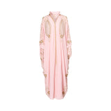 Mijade Fashion Women's Pink & Gold Jalabiya