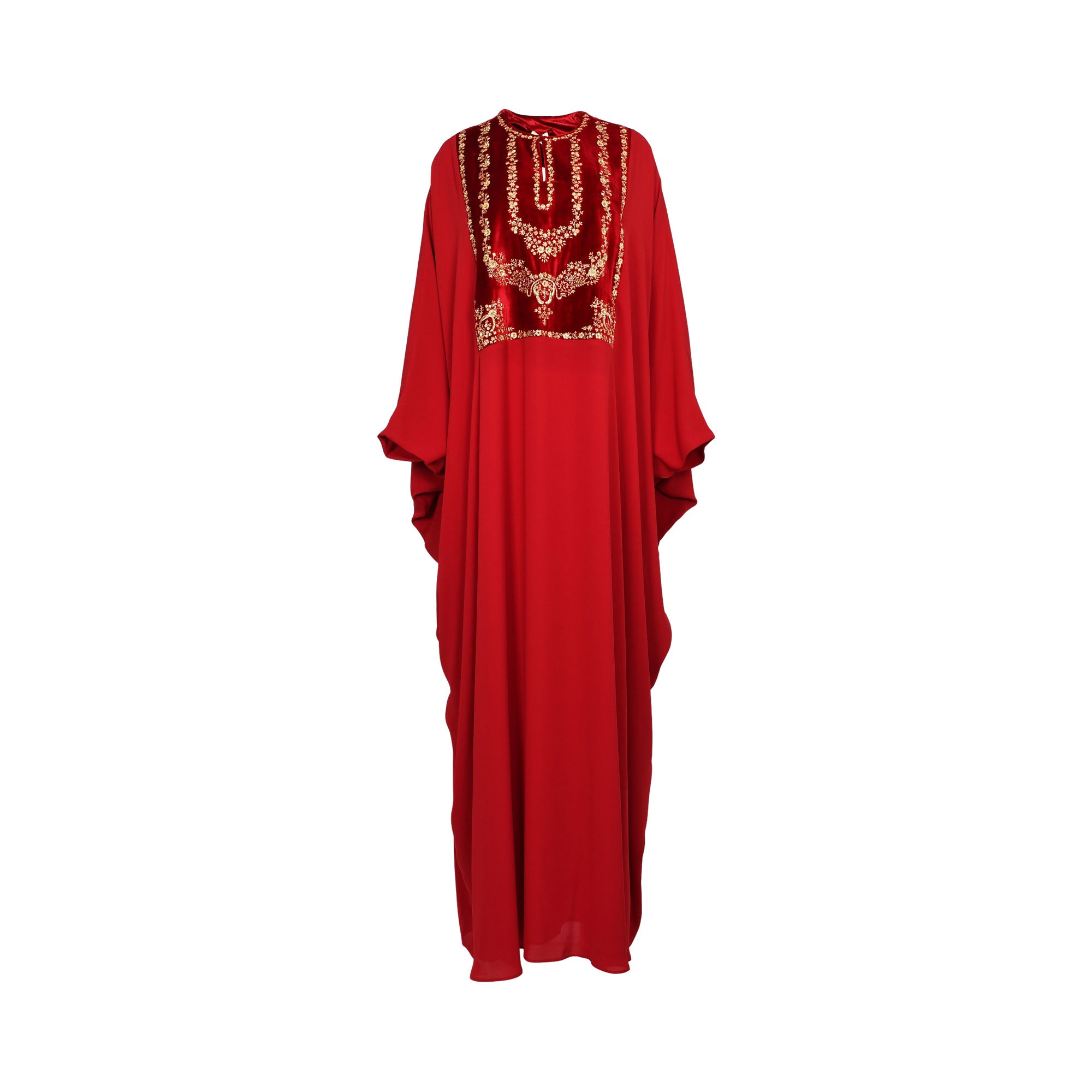 Mijade Fashion Women's Red Jalabiya | Clothing | Jalabiya | Kaftans & Abayas | Women | Women All Clothing | Womens | Womens Fashion