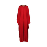 Mijade Fashion Women's Red Jalabiya