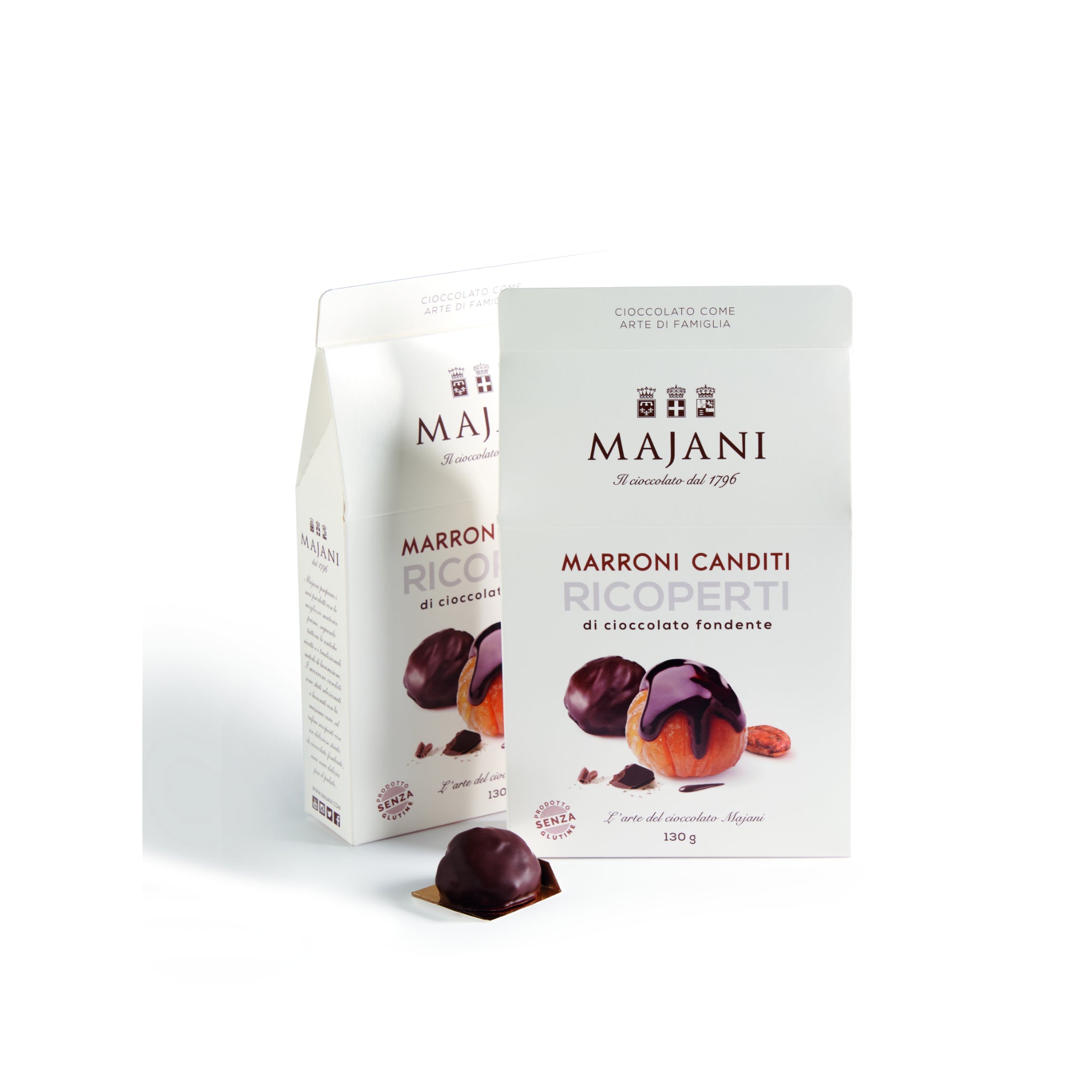 Majani Marron Glaces Chocolate Covered 130g | Chocolates | Chocolates & Biscuits | Gourmet Majani Marron Glaces Chocolate Covered 130g | Chocolates | Chocolates & Biscuits | Gourmet