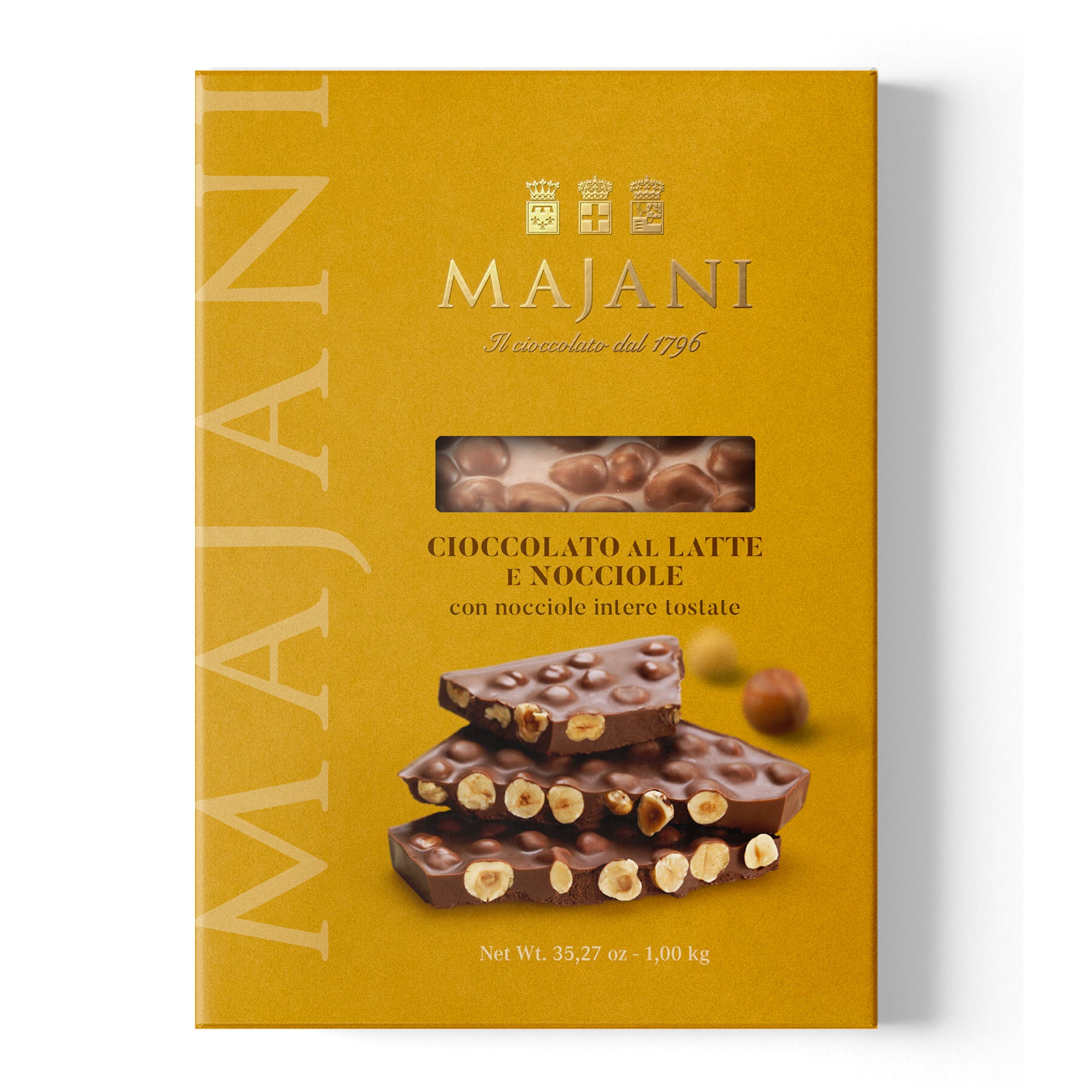 Majani Maxi Snap Chocolate Milk & Hazelnuts 1000g | Chocolates | Chocolates & Biscuits | Gourmet Majani Maxi Snap Chocolate Milk & Hazelnuts 1000g | Chocolates | Chocolates & Biscuits | Gourmet