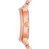 Michael Kors Melissa Ladies Rose Gold Stainless Steel Watch