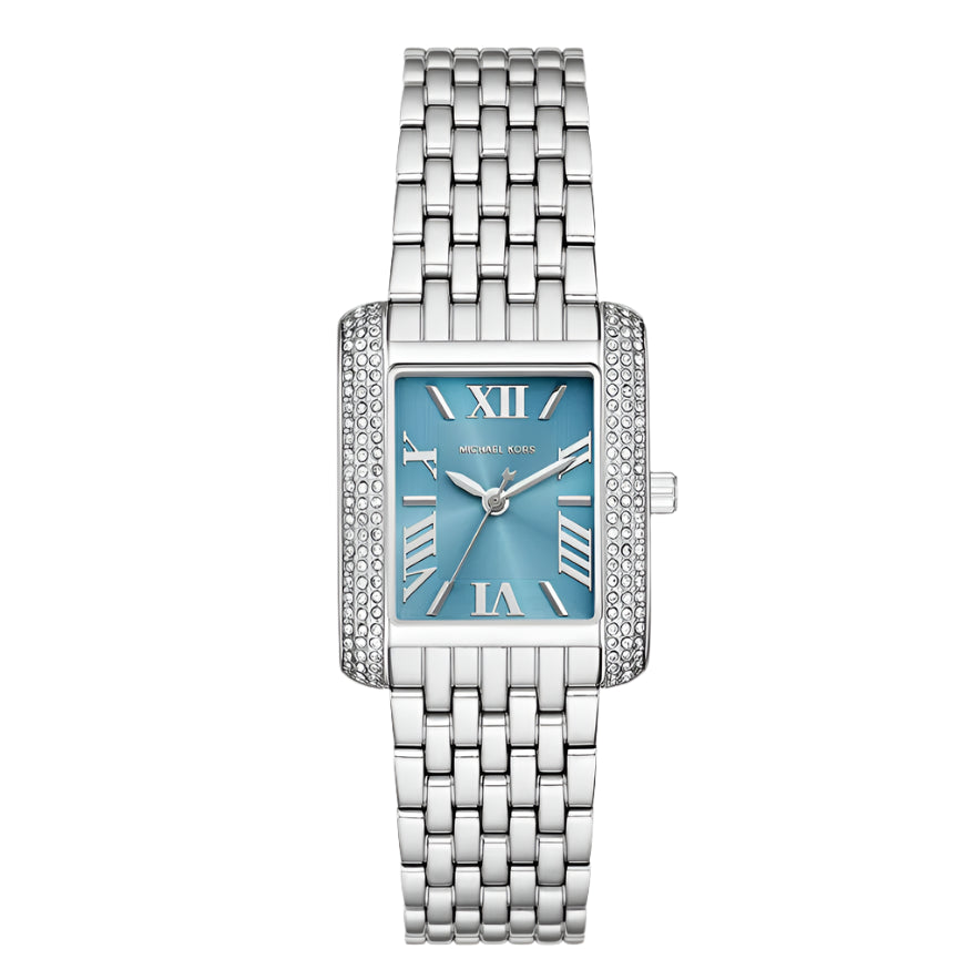 Michael Kors Emery Ladies Blue Dial Three-Hand Stainless Steel Watch | Fashion Watches | new-season-2025 | Watch | Watches | Women | Womens | Womens Watches Michael Kors Emery Ladies Blue Dial Three-Hand Stainless Steel Watch | Fashion Watches | new-season-2025 | Watch | Watches | Women | Womens | Womens Watches