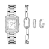 Michael Kors Petite Emery Silver-Tone Watch and Jewelry Gift Set