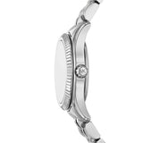 Michael Kors Lexington Ladies Three-Hand Stainless Steel Watch