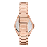 Michael Kors Kacie Ladies Three-Hand Rose Gold-Tone Stainless Steel Watch