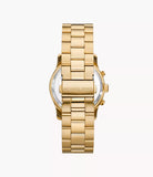 Michael Kors Runway Chronograph Ladies Gold-Tone Stainless Steel Watch