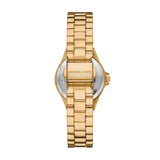 Michael Kors Lennox Three-Hand Gold-Tone Stainless Steel Watch
