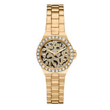 Michael Kors Lennox Three-Hand Gold-Tone Stainless Steel Watch