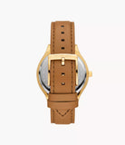 Michael Kors Slim Runway Ladies Brown Leather Watch