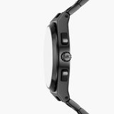 Michael Kors Lennox Chronograph Gents Black Stainless Steel Watch