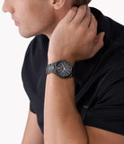 Michael Kors Lennox Chronograph Gents Black Stainless Steel Watch