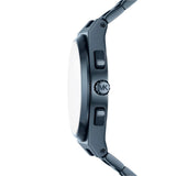 Michael Kors Lennox Chronograph Gents Blue Stainless Steel Watch