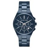 Michael Kors Lennox Chronograph Gents Blue Stainless Steel Watch