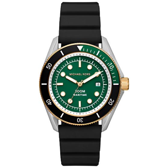 Michael Kors Oversized Maritime Gents Green Dial Silicone Strap Watch | Fashion Watches | GCC | Men | Mens | Mens Watches | Watch | Watches Michael Kors Oversized Maritime Gents Green Dial Silicone Strap Watch | Fashion Watches | GCC | Men | Mens | Mens Watches | Watch | Watches