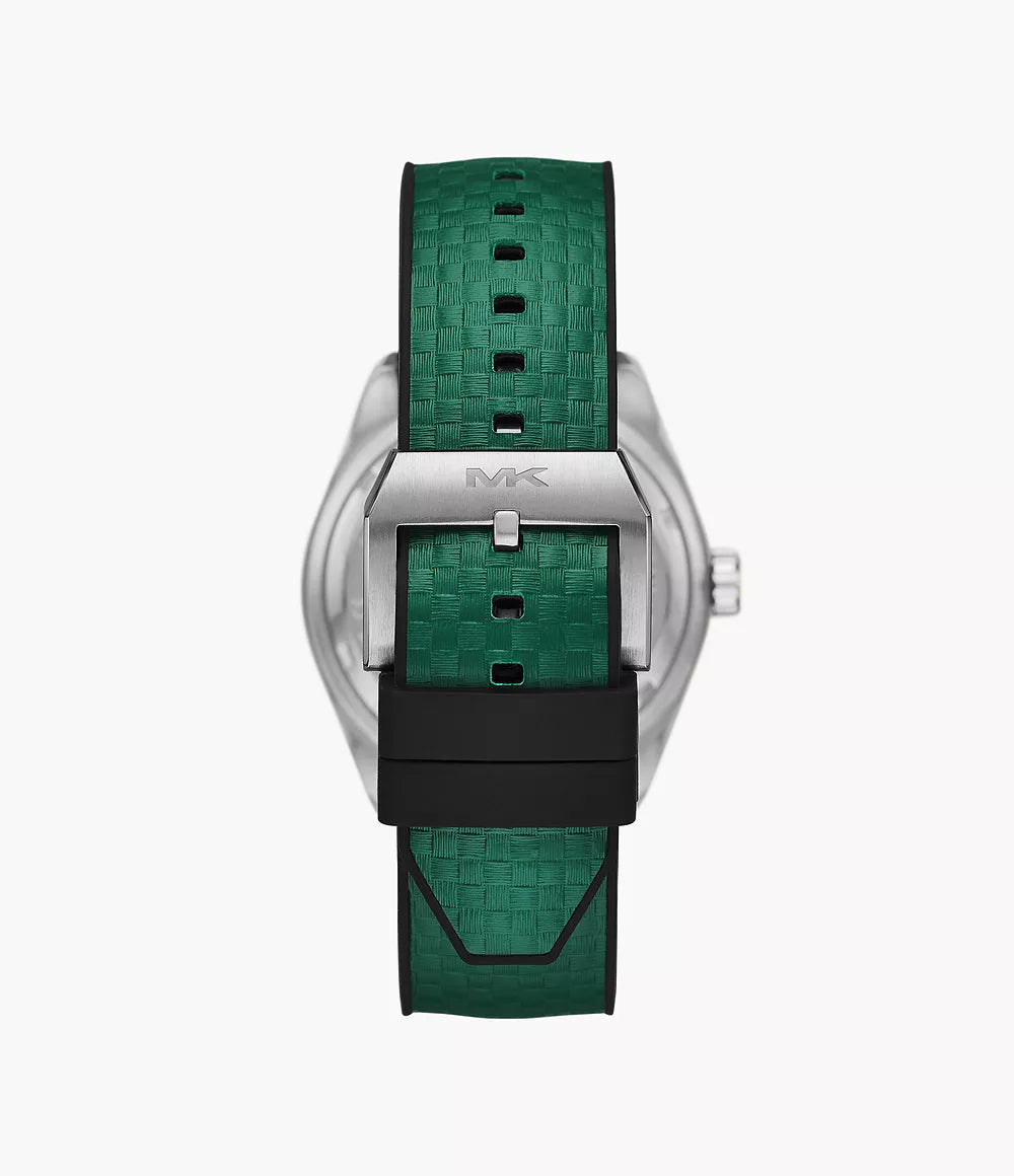 Michael Kors Accelerator 2.0 Gents Three-Hand Date Green Nylon and Silicone Watch | Fashion Watches | Men | Mens | Mens Watches | new-season-2025 | Watch | Watches Michael Kors Accelerator 2.0 Gents Three-Hand Date Green Nylon and Silicone Watch | Fashion Watches | Men | Mens | Mens Watches | new-season-2025 | Watch | Watches