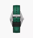 Michael Kors Accelerator 2.0 Gents Three-Hand Date Green Nylon and Silicone Watch